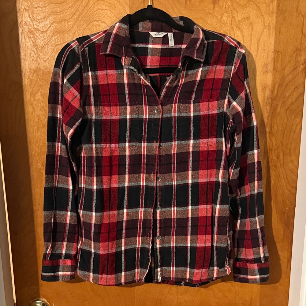 Woolrich Red and Black Plaid Shirt